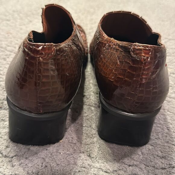 Helle Comfort By Romu’s Mock Croc Shoe Size 38 - Picture 6 of 7